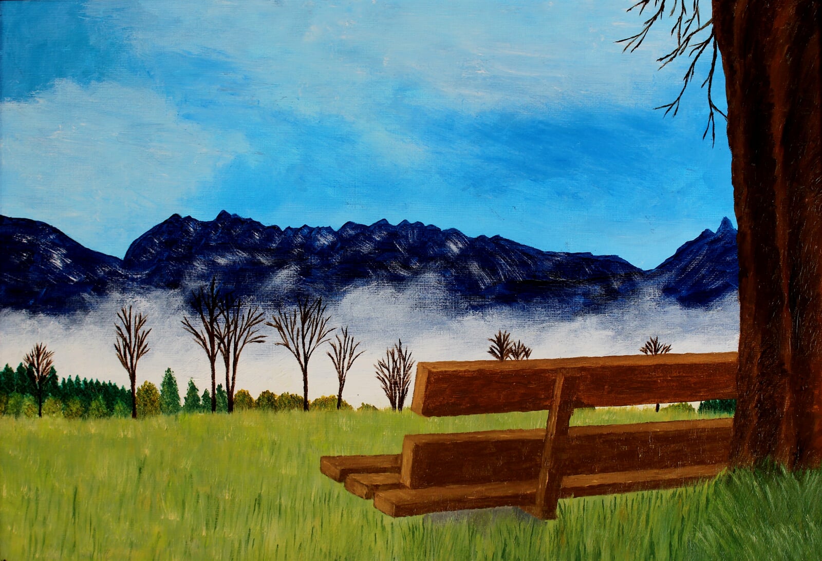Milan Laštovička: Rakouské Alpy, 40 × 50 cm