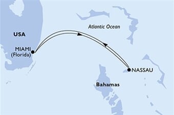 MSC Divina - USA, Bahamy (z Miami)