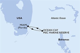 MSC Seaside - USA, Bahamy (z Miami)