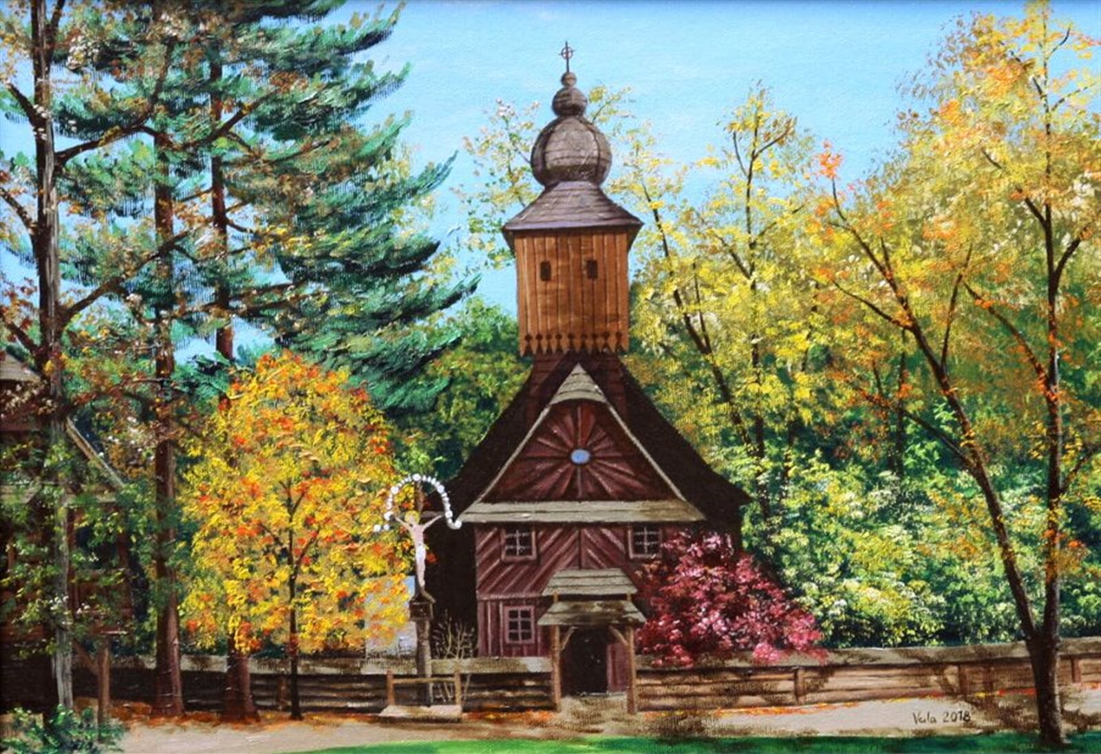 Josef Vala: Valašské muzeum, Dřevěné městečko