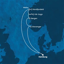 Costa Favolosa - Německo, Norsko (Hamburk)