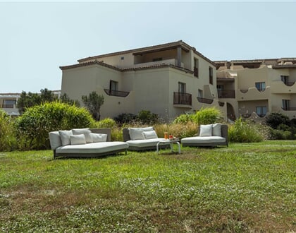 Hotelová zahrada, Li Cuncheddi, Sardinie