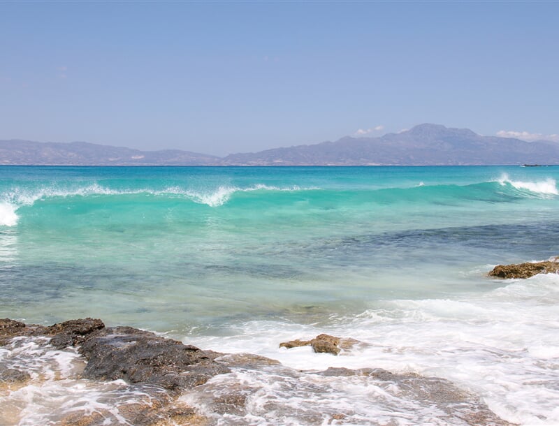 chrissi island, crete, beach kréta řecko