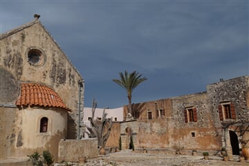 crete, monastery, arkadi, kréta, ŕecko