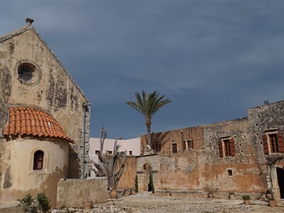 crete, monastery, arkadi, kréta, ŕecko