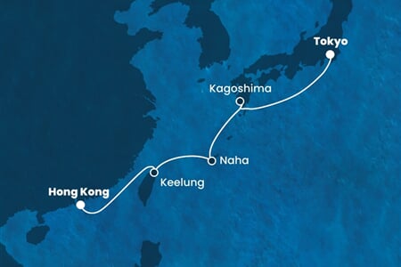Costa Serena - Čína, Japonsko (z Hongkongu)