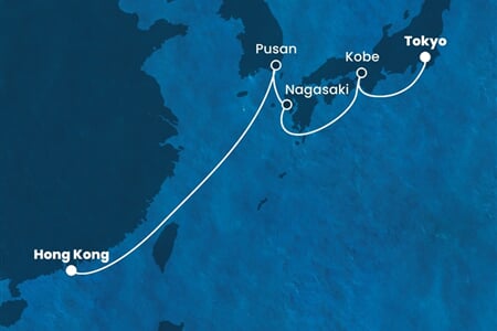 Costa Serena - Japonsko, Jižní Korea, Čína (z Tokia)