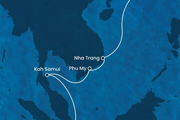 Costa Serena - Čína, Vietnam, Thajsko, Singapur (z Hongkongu)