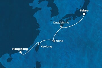 Costa Serena - Čína, Japonsko (z Hongkongu)