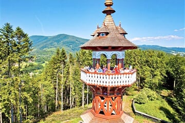 Letní dovolená Beskydy hory zážitků Apartmány Vila Hedvika Rožnov