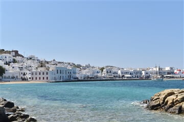 mykonos, town, řecko