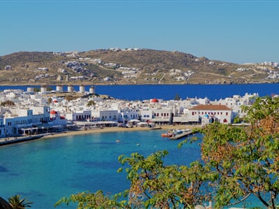 mykonos, greece, sea