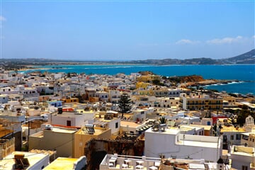 naxos, historic center, greece