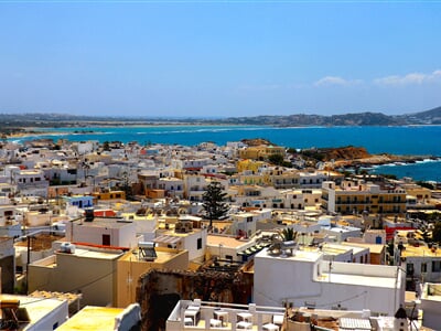 naxos, historic center, greece