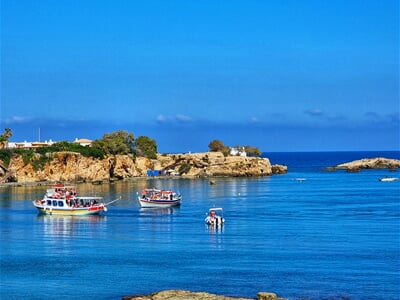 island, sea, crete