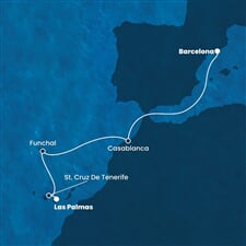 Costa Fortuna - Španělsko, Portugalsko, Maroko (Gran Canaria)