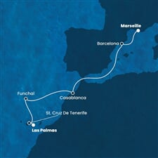 Costa Fortuna - Španělsko, Portugalsko, Maroko, Francie (Gran Canaria)