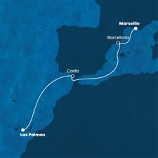 Costa Fortuna - Francie, Španělsko (z Marseille)