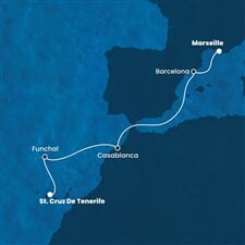 Costa Fortuna - Španělsko, Portugalsko, Maroko, Francie (Santa Cruz de Tenerife)