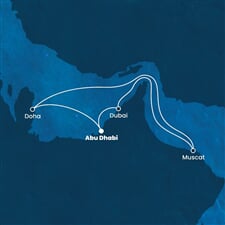 Costa Toscana - Arabské emiráty, Omán, Katar (z Abú Dhabí)