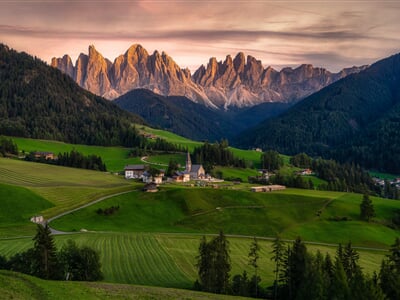 funes, dolomites, italy