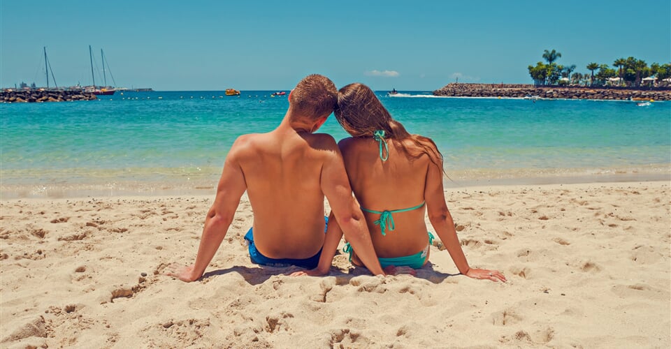 Zlatá písečná pláž 