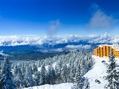 Chamrousse ski resort Francie