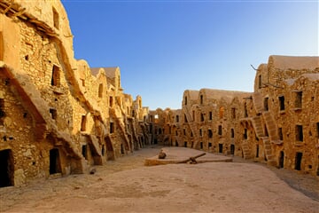 Bereber / Amazigh ruins used for storage in Tunisia