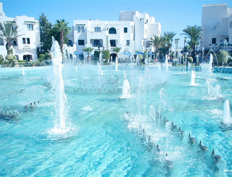 fountains, water, pool