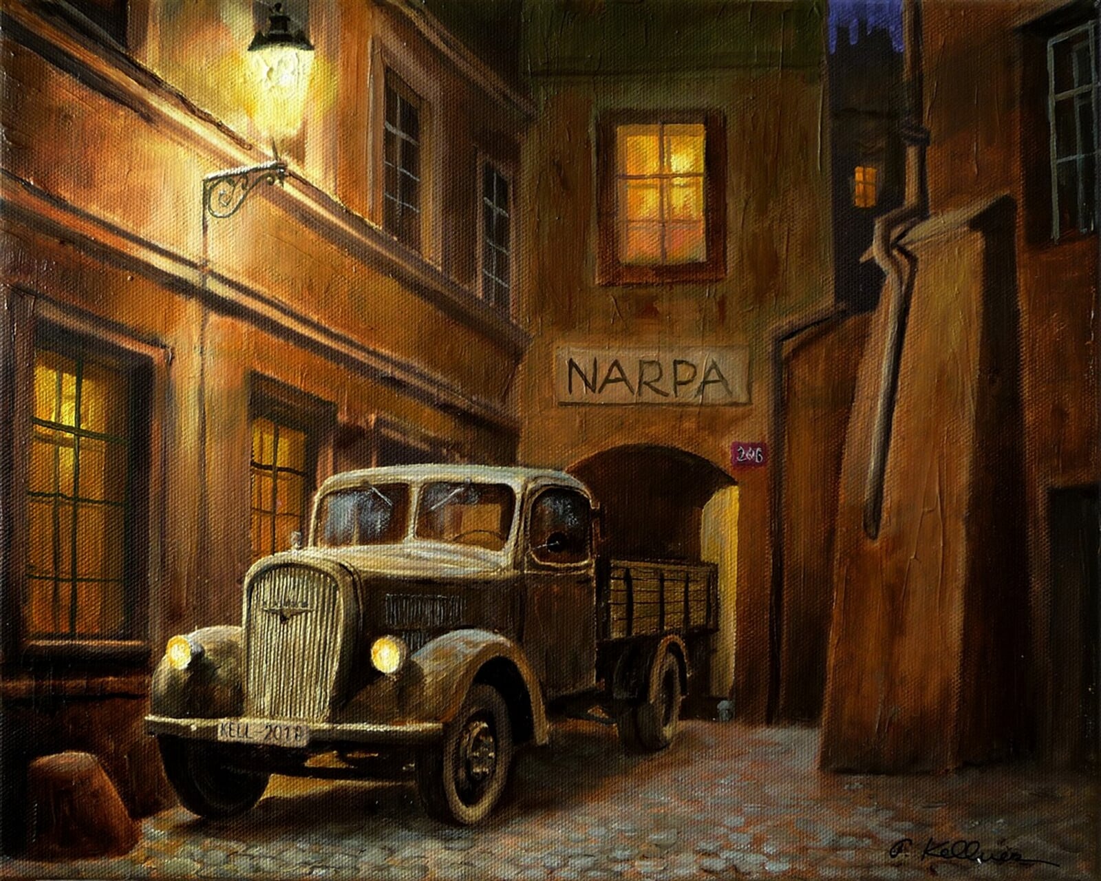 Petr Kellner: Praha, Kamzíková, 24 × 30 cm