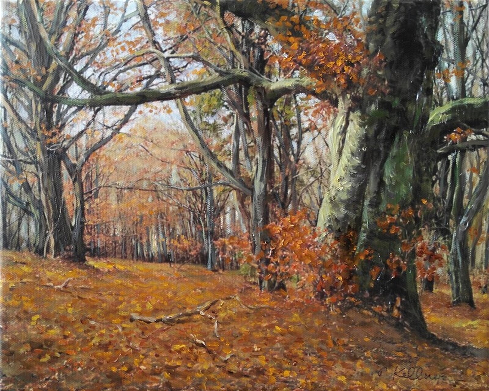 Petr Kellner: V Lánské oboře, 24 × 30 cm