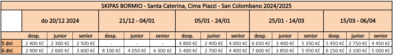 Skipas Bormio 24 25