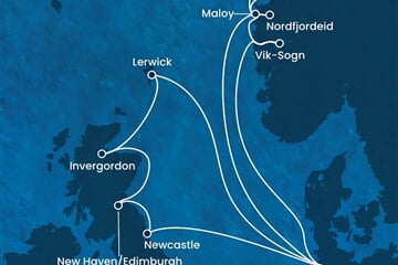 Costa Favolosa - Německo, Velká Británie, Norsko (Hamburk)