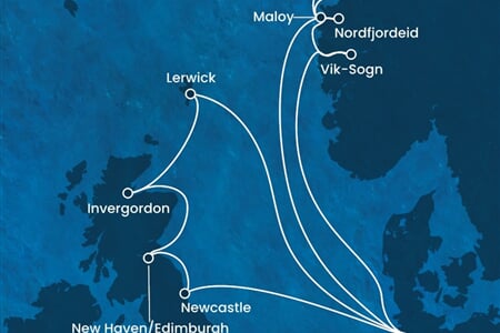 Costa Favolosa - Německo, Velká Británie, Norsko (Hamburk)