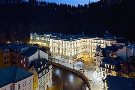 Karlovy Vary - luxus v Grandhotelu Pupp s golfem a spa