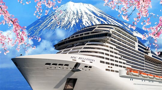 MSC Bellissima - Japonsko a Korea v květu sakur - let, delegát + možnost EXPO 25 v Ósace