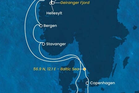 Costa Diadema - Německo, Dánsko, Norsko (z Kielu)