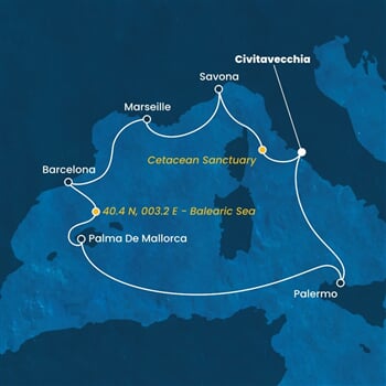 Trasa plavby CTO-CIV07A5M