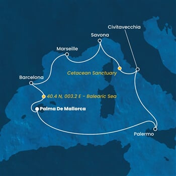 Trasa plavby CTO-PMI07A3J