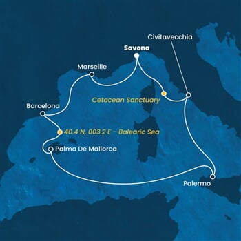 Trasa plavby CTO-SVN07A4I