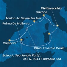 Costa Pacifica - Itálie, Francie, Španělsko (z Civitavecchie)