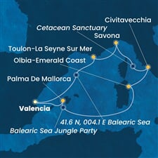 Costa Pacifica - Španělsko, Itálie, Francie (Valencie)