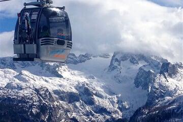 Gosau - Rakousko: DACHSTEIN West, Gosau (denní přejezd)