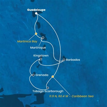 Trasa plavby CFO-PTP07A1B