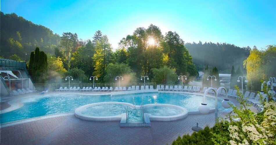 hotel Vesna, bazény s termální vodou