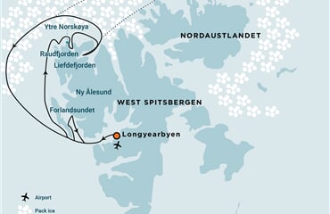 North Spitsbergen Explorer - Into the pack ice - Summer Solstice (m/v Ortelius)