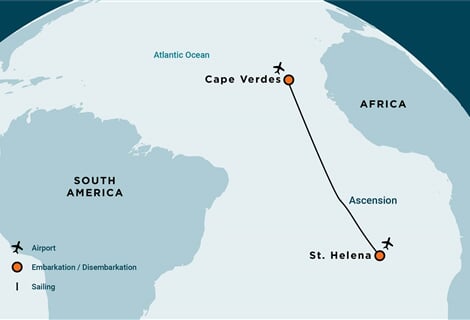 St. Helena to Cape Verde (m/v Hondius)