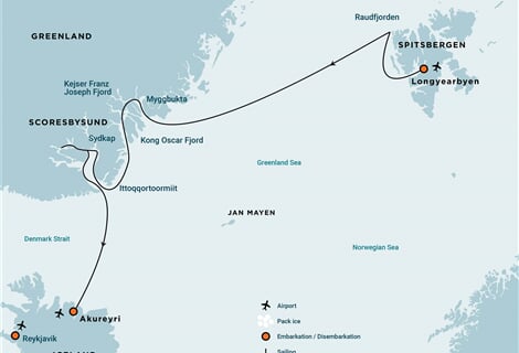 Spitsbergen - Northeast Greenland - Aurora Borealis, Including Long Hikes (m/v Hondius)