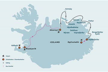 Northeast Iceland Explorer, Aurora Borealis, Hike & Sail - Incl. bus back up (s/v Rembrandt van Rijn)