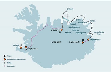 Northeast Iceland Explorer, Aurora Borealis, Hike & Sail - Incl. bus back up (s/v Rembrandt van Rijn)